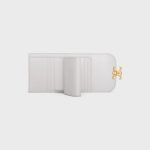 SMALL FLAP WALLER TRIOMPHE IN SHINY CALFSKIN CLOUDY GREY - Image 4